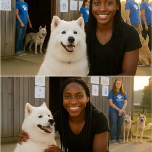 Coco Gauff quietly walked into a small Georgia rescue shelter on the brink of closing — with just 48 hours left before every dog inside was scheduled to be put down.