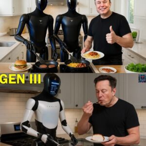 🤖BREAKING: Tesla Bot Gen 3 Finally Here — It Can Cook, Clean, and Do It All in Just 2 Hours! Elon Musk’s Reaction Says It All… - A