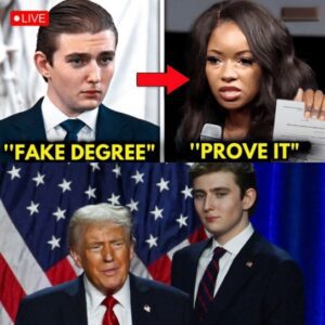 Barron Trump Insults Jasmine Crockett’s Law Degree on Live TV — Her Reaction SHOCKED the Nation! nn
