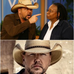 The second Whoopi Goldberg shouted, “GET HIM OFF MY STAGE!” — it was already too late. Jason Aldean had just turned The View into ground zero for live-television chaos, and every camera was rolling.