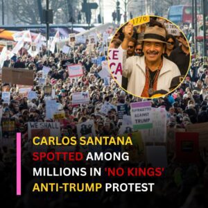 SHOCKING: Carlos Santana Spotted Among Millions in ‘No Kings’ Anti-T.r.u.m.p Protest