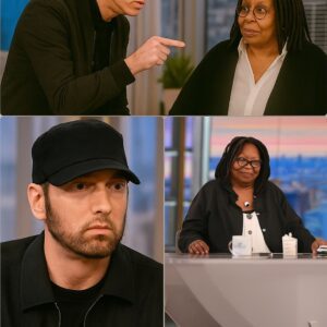 🚨The second Whoopi Goldberg shouted, “GET HIM OFF MY STAGE!” — it was already too late. Eminem had just turned The View into ground zero for live-television chaos.🎤💎 Krixi