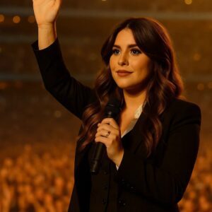 40,000 PEOPLE GO SILENT. Ella Langely stands beneath the lights of Madison Square Garden and begins to sing “Somewhere.