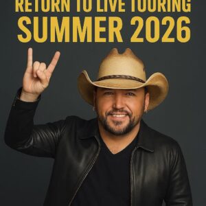 Rock legend Jason Aldean has officially announced his long-awaited return to the stage with seven massive concerts confirmed for the summer of 2026, marking his first major tour in years.