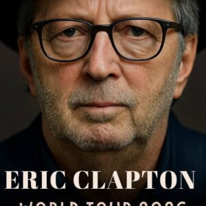 London, England โ Blues and rock icon Eric Clapton has officially announced his 2026 World Tour, celebrating an extraordinary 60 years of Blues & Soul