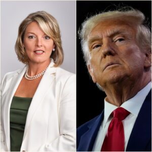 “TURN OFF THE MONEY MACHINE, JEFF.” — Tricia Keith’s Bold Stand Against Bezos and D,o,n,a,l,d T,r,u,m,p Sparks a Cultural Firestorm