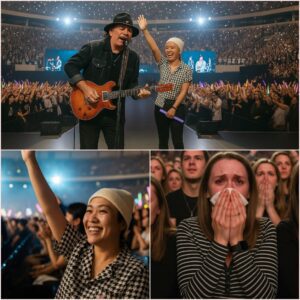 HE COULDN’T FINISH HIS SOLO — SO 40,000 VOICES DID IT FOR HIM.