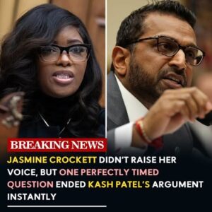 “THE QUIETEST MIC DROP EVER” — HOW JASMINE CROCKETT SILENCED KASH PATEL ON LIVE TV nabeo