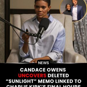 BREAKING SH0CK: Candace Owens has uncovered a deleted Turning Point memo that Charlie Kirk himself reportedly wrote hours before his de@th.