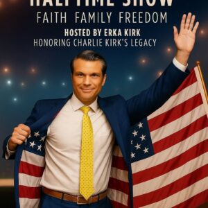 The Stadium Lights Won’t Be the Only Thing Glowing on Super Bowl Night: Erika Kirk and Pete Hegseth Lead a Halftime Show That Redefines Patriotism 🇺🇸🎤..top1teamtien