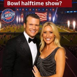 THE LOVE THAT STILL LIGHTS THE STAGE: Beloved duo Pete Hegseth and Jennifer Rauchet will open the “All-American Halftime Show”