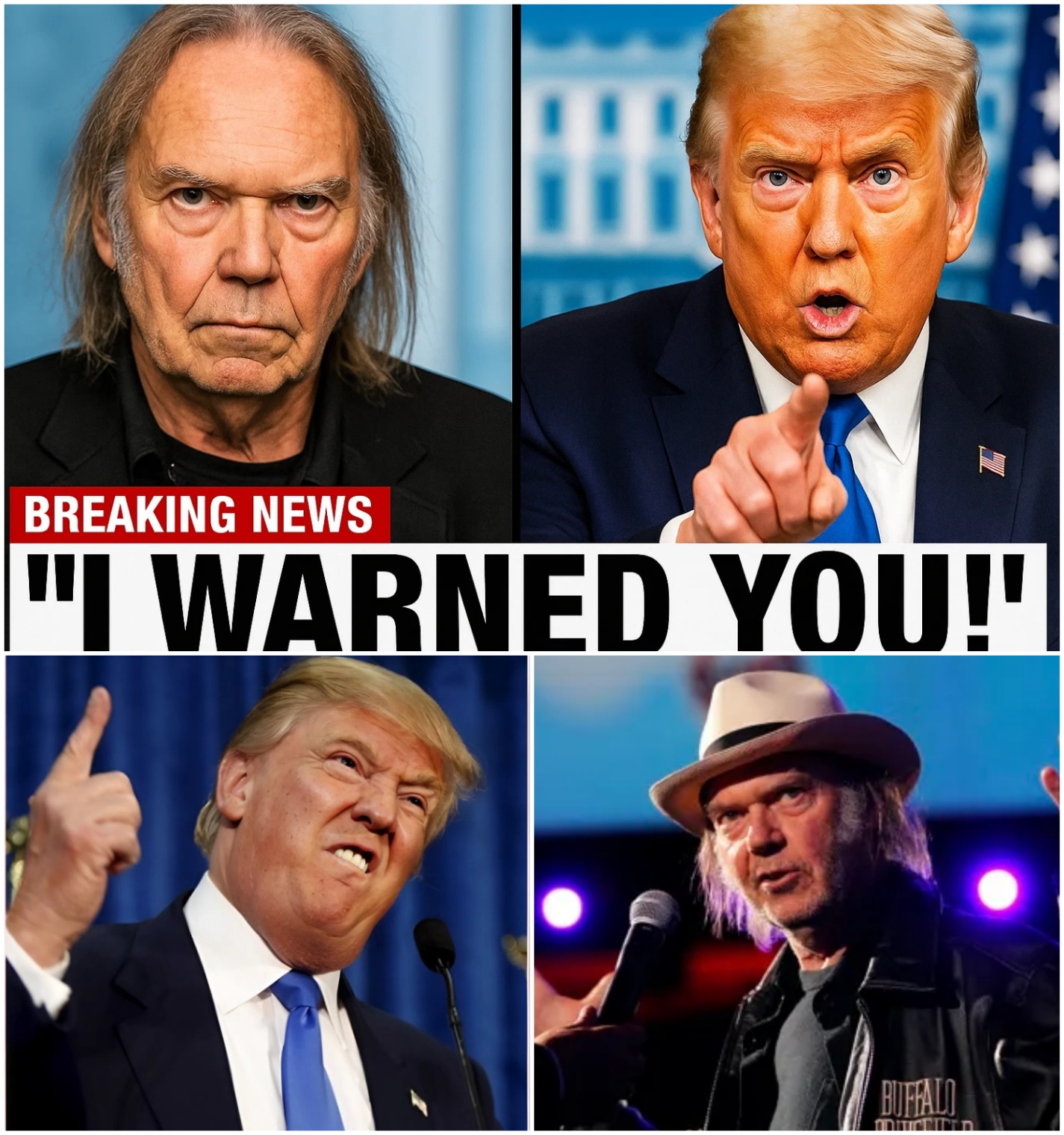 💥 ONE WORD SHOCKER: Neil Young Destroys Donald Trump on Live TV — and That Single Word Made Trump Lose It Completely ⚡ nabeo