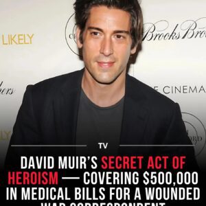 DAVID MUIR’S SECRET ACT OF HEROISM — COVERING $500,000 IN MEDICAL BILLS FOR A WOUNDED WAR CORRESPONDENT 💔🇺🇸...