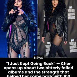 Cher has fallen, failed, and still found a way to rise higher than ever. Reflecting on two albums that nearly ended her career, the icon admits, “I just kept going back.”...