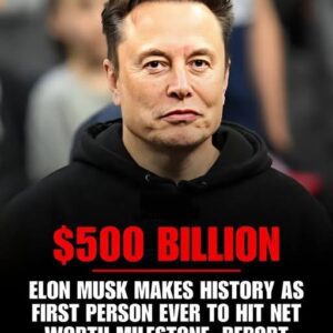 Elon Musk makes history as first person ever to hit $500B net worth milestone: report WATCH FULL 👉