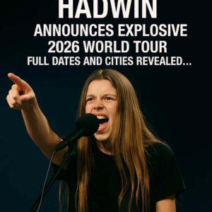 Shockwaves Hit the Plains: Courtney Hadwin Announces Explosive 2026 World Tour — A Global Spectacle Set to Redefine Live Rock Energy nabeo
