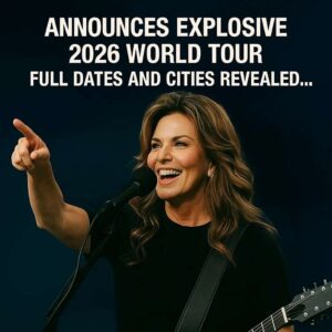 Shockwaves Hit the Plains: Shania Twain Announces Explosive 2026 World Tour — A Global Celebration of Country-Pop Energy nabeo