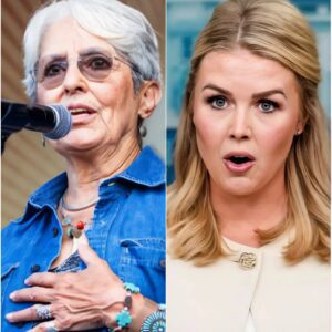 📰 “ENOUGH IS ENOUGH – PAY NOW!” – Joan Baez Sues Karoline and Network for $60 Million After Explosive On-Air Clash