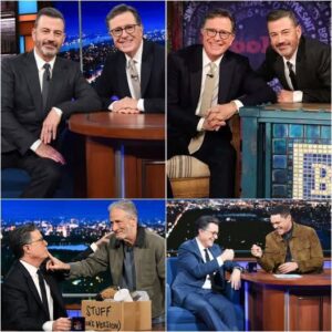 🔥🎙️ When Comedy Stood Still: Jon Stewart, Trevor Noah, Stephen Colbert & Jimmy Kimmel Unite for Truth. Krixi