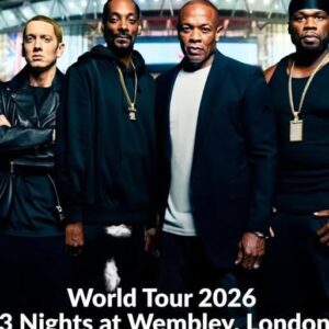 BREAKING: Eminem, Snoop Dogg, Dr. Dre & 50 Cent Unleash 2026 World Tour — 3 Explosive Nights at Wembley to Rewrite Hip-Hop History. TT