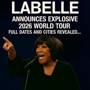 ๐จ Shockwaves Hit the Plains: Patti LaBelle Officially Announces Her Explosive 2026 World Tour โ A Global Spectacle Set to Redefine Live Performance Energy. ๐ค๐ฅ