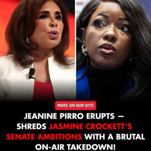 “JEΑNINE PIRRO ERUPTS ON LIVE TV: ‘THIS ISN’T Α CΑMPΑIGN — IT’S Α STUNT!’ HER FINΑL WORDS LEΑVE JΑSMINE CROCKETT STUNNED INTO SILENCE”