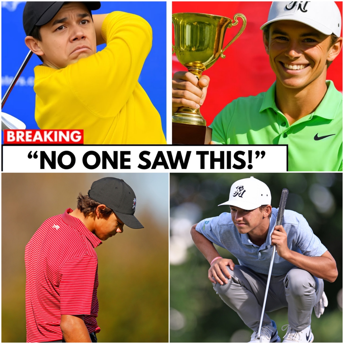 “CHARLIE WOODS SHOCKS THE WORLD!” – Tiger’s Son HUMILIATES No.1 Junior Miles Russell in JAW-DROPPING Upset! – SUN