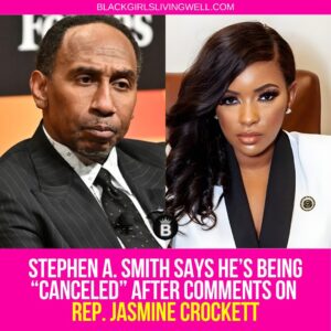 Stephen A. Smith Pushes Back After Criticizing Rep. Jasmine Crockett: “They’re Trying to Cancel Me — But I’m Not Backing Down” nabeo
