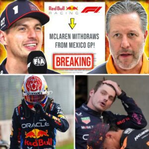 BREAKING: ENORMOUS TENSION ERUPTS at McLAREN as RED BULL & VERSTAPPEN ISSUE ASTONISHING THREAT in MEXICO!