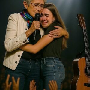 Under the warm Austin night lights, the crowd fell into sudden silence. Joan Baez stopped mid-song, lowering her microphone as her gaze locked onto a faded cardboard sign held in the front row: