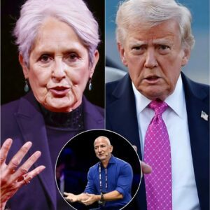 “Wake up, Jeff.” — Joan Baez suddenly announced that she would pull all of her music and collaborations from Amazon, criticizing Jeff Bezos’ quiet alignment with Trump. The statement quickly became an ultimatum that stunned both Bezos and the public.