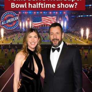 THE LOVE THAT STILL LIGHTS THE STAGE: Beloved duo Adam Sandler and Jackie Sandler will open the “All-American Halftime Show”