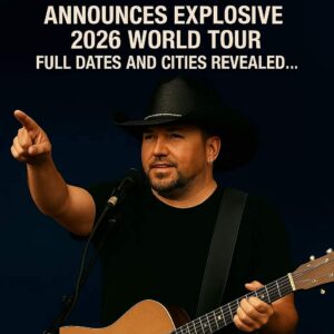 Shockwaves Hit the Plains: Jason Aldean has officially announced his explosive 2026 World Tour — a global spectacle set to redefine live country music energy.