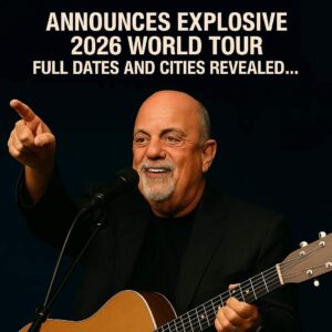 Shockwaves Hit the Plains: Billy Joel has officially announced his explosive 2026 World Tour — a global spectacle set to redefine live music energy.