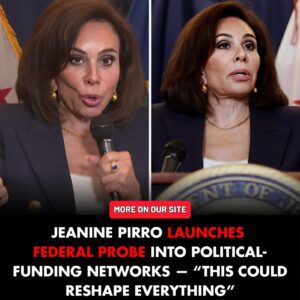 FEDERAL PROBE LAUNCHED: Jeanine Pirro Announces Major Investigation Into Political-Funding Networks — “This Could Reshape Everything”