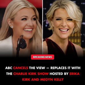 BREAKING MEDIA SHAKE-UP: ABC CANCELS THE VIEW — REPLACES IT WITH THE CHARLIE KIRK SHOW HOSTED BY ERIKA KIRK AND MEGYN KELLY...