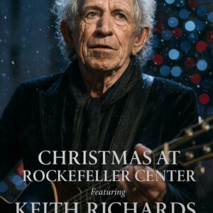 CHRISTMAS ROYALTY RETURNS: Keith Richards Brings Holiday Magic and Soul to Rockefeller Center This Year cz