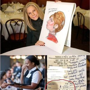 Barbra Streisand’s $2,000 Tip and Tearful Note: A Waitress’s Doubt Melts in a Diva’s Grace. ws