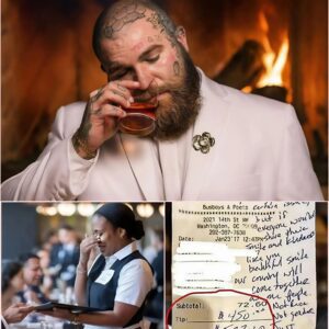 Teddy Swims’ $2,000 Tip and Tearful Note: A Waitress’s Invisibility Vanishes in a Soul Singer’s Grace. ws