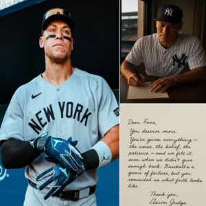 BREAKING: Aaron Judge Writes Emotional Handwritten Letter to Yankees Fans After Turbulent Season...