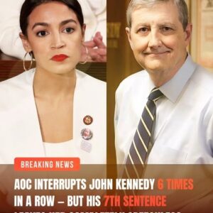 ⚡ BREAKING: AOC Brought to a Standstill by John Kennedy’s 7th Sentence — After 6 Fiery Interruptions! 🎙️🔥 Krixi