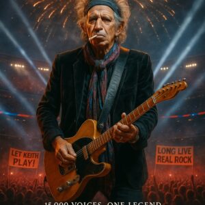 OVER 15,000 FANS DEMAND: “LET KEITH RICHARDS TAKE THE SUPER BOWL STAGE” — PROOF THAT AMERICA STILL CRAVES REAL PERFORMANCE_cz