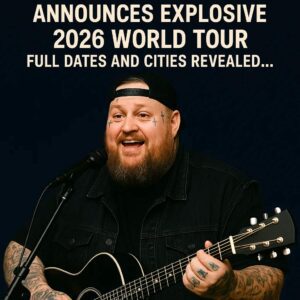 Shockwaves Hit the Plains: Jelly Roll has officially announced his explosive 2026 World Tour โ a global spectacle set to redefine live performance energy. cz