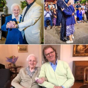 Andrรฉ Rieu Extended His Hand to His 105-Year-Old Sister Leona, a Devoted Fan Whose Eyes Sparkled With Pure Joy.