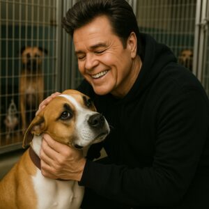 Donny Osmond quietly walked into a small rescue shelter on the outskirts of Essex, where only 48 hours remained before it would close — and every dog inside was about to lose its home.Krixi