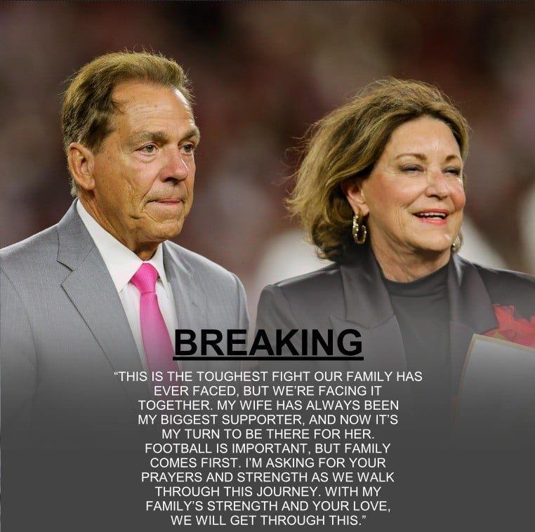 SAD NEWS: Alabama Legend Nick Saban and His Family Facing Heartbreaking News About His Wife — Head Coach’s Emotional Reaction Leaves Fans Stunned…PKT