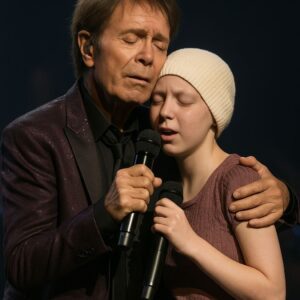 HEARTBREAKING MOMENT: On the final night of his hometown concert, Sir Cliff Richard created a scene the audience will never forget. ws