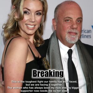SAD NEWS: Music legend Billy Joel and his family are going through an incredibly difficult time as heartbreaking news emerges about his wife — and the singer’s emotional response has left fans speechless. Full story below 👇