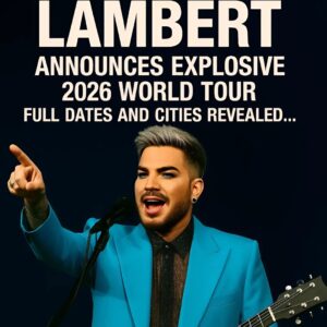 Adam Lambert’s “ONE LAST RIDE” 2026 World Tour: A Global Spectacle of Rock Royalty and Farewell Fire nh