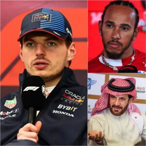 “Shut up, BARBIE” – Max Verstappen fired a bold shot directly at Lewis Hamilton, saying, “He has no right to criticize me when his performance this year has been terrible!”